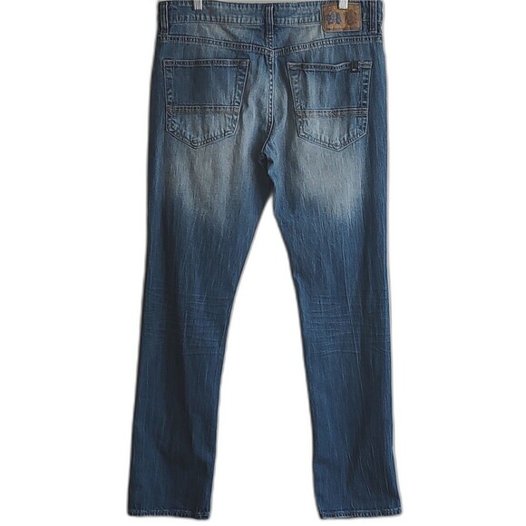 Buffalo David Bitton Ash X Basic Jeans 32x32 Blue Skinny Stretch Distress(34x32) - Picture 2 of 12